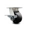 Service Caster 4 Inch Kingpinless Glass Filled Nylon Wheel Swivel Caster with Brake SCC SCC-KP30S420-GFNR-SLB - alternate 1